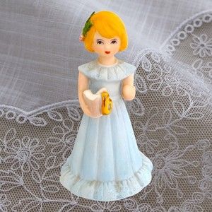 Enesco Growing Up Birthday Girls 6th Birthday Blonde 1981